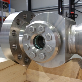 Maßgeschneiderte Hochdruck-Durchflussschauglaslösung