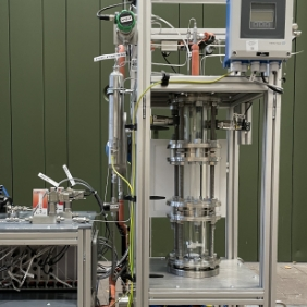 Rohrschauglas Hastelloy Laborversuch