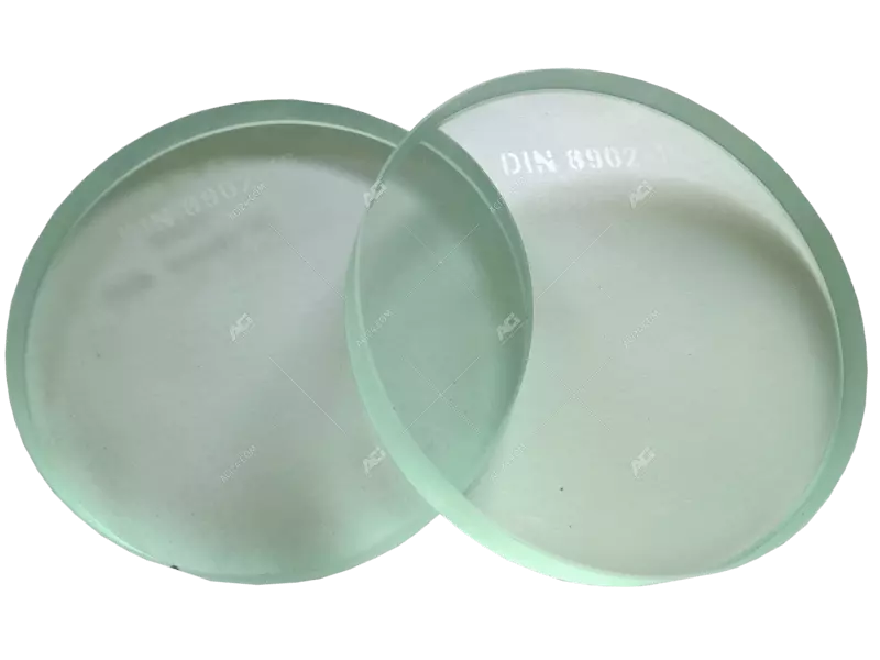 Technische Gläser - Runde Schaugläser DIN 8902 aus Natron-Kalk-Glas