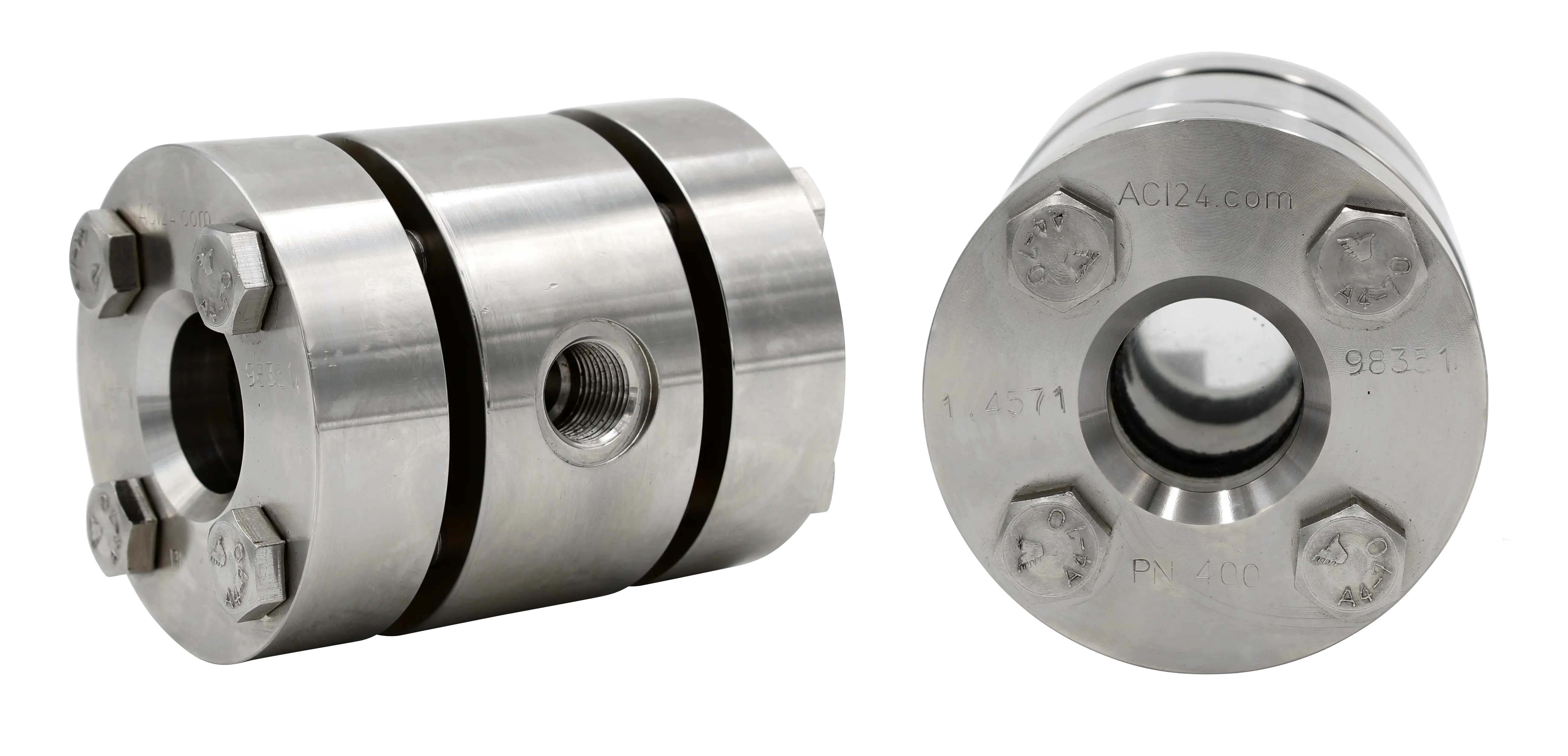 ACI Typ 522 - 1/2“ PN400 - Hochdruck-Durchflussschauglas mit Innengewinde