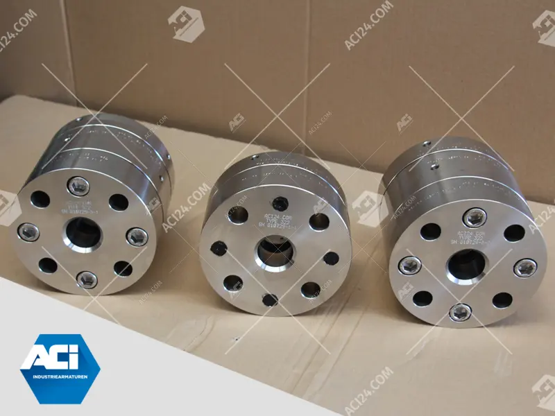 3x Schauglasarmatur Typ 322 Hochdruck DN 40 PN 160 Einzel- und Doppelverglasung