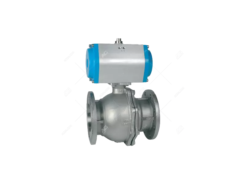 Automatic flanged ball valves PN16 - type B-AKP-71ME - 1.4408​
