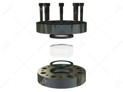 Screw-on sight glasses