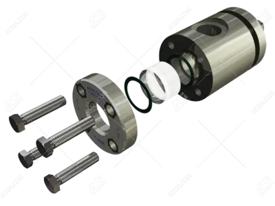 Flow sight glasses