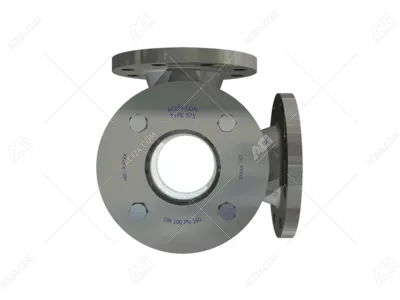 Flow corner sight glasses