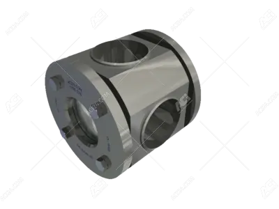 Flow corner sight glasses
