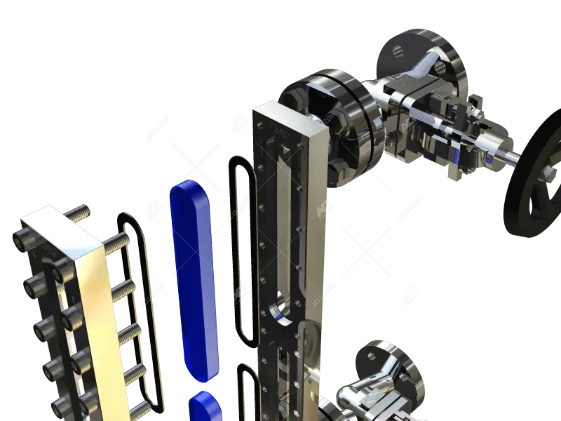 Reflex level indicator Type 425 - PN16-40 - detail view