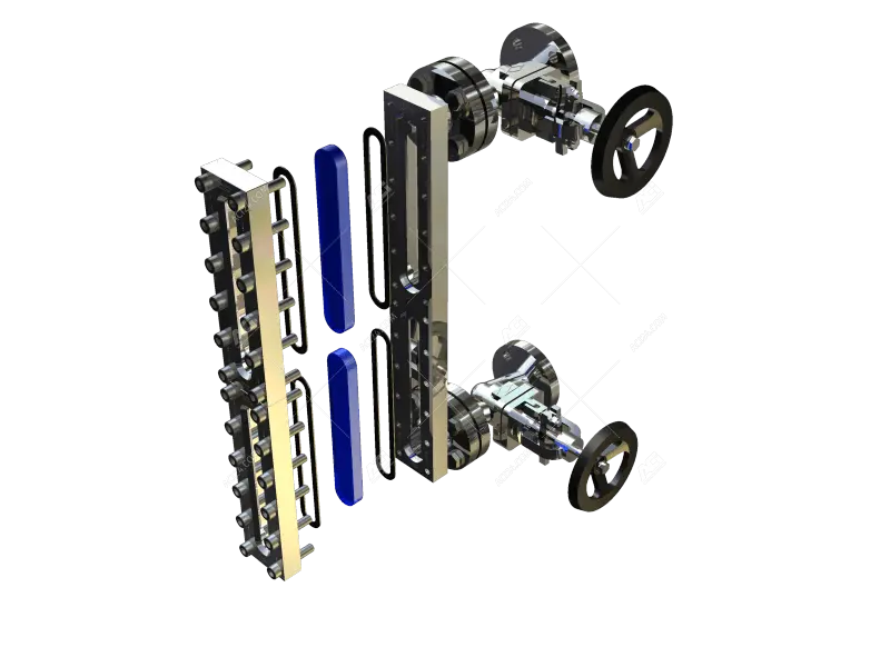 Reflex level indicator Type 425 - PN16-40 - Explosion view