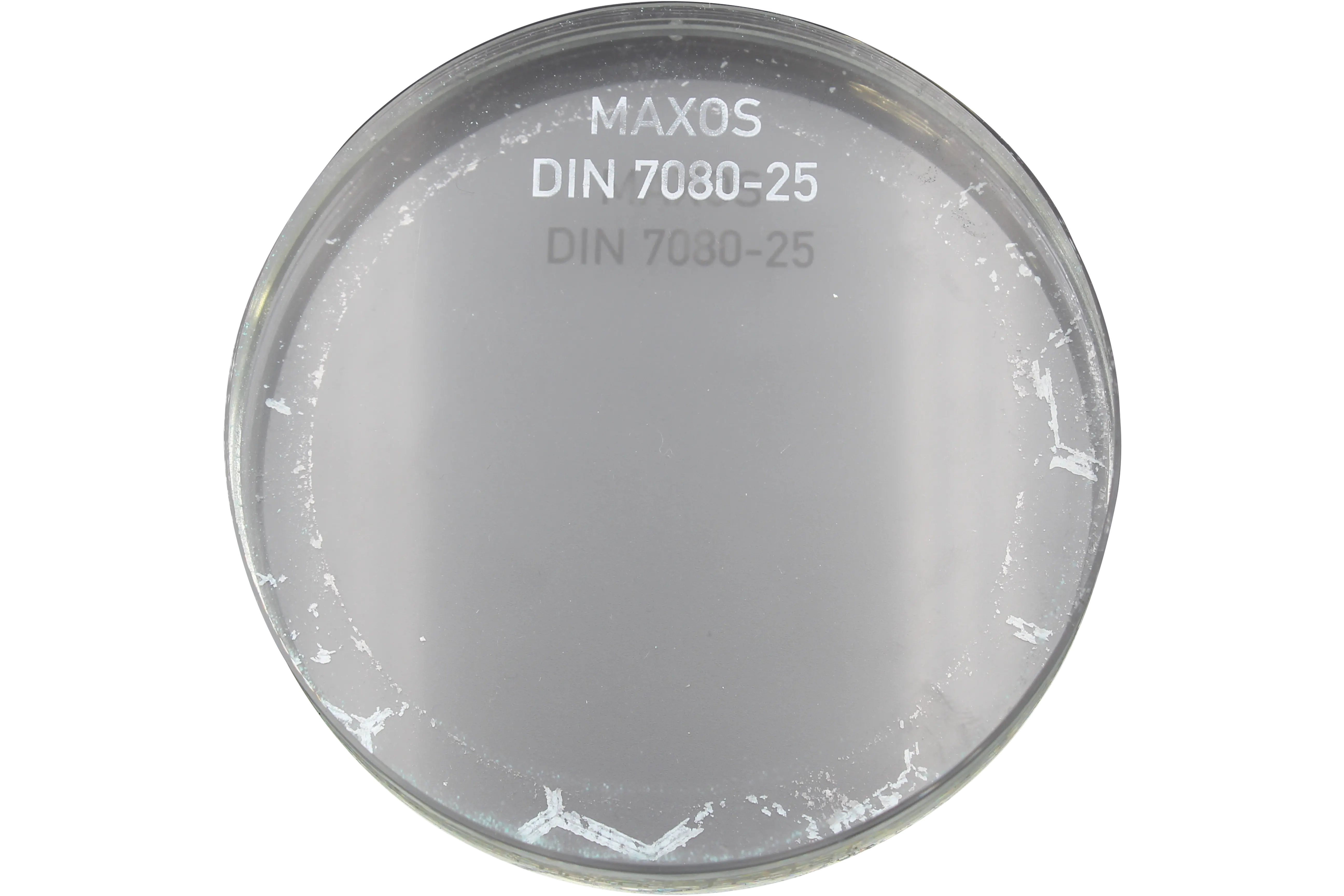 Figure 6: (right) Sight glass plate with minimal residue from the removed novaphit® MST gasket.