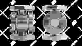 Flow sight glass type 520 made of 1.4539